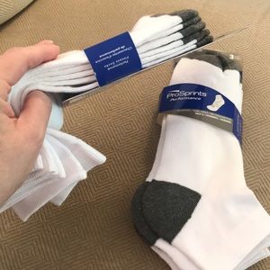 2 packs PROSPRINTS Quarter Cut Socks, 3 pairs per pack *Athletic Performance*